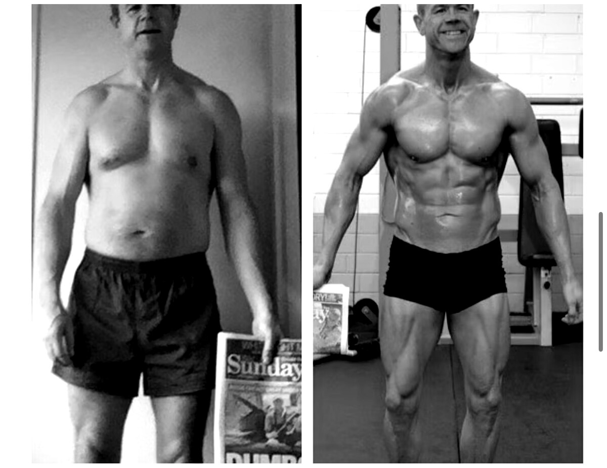 David — before and after transformation at Body Matrix